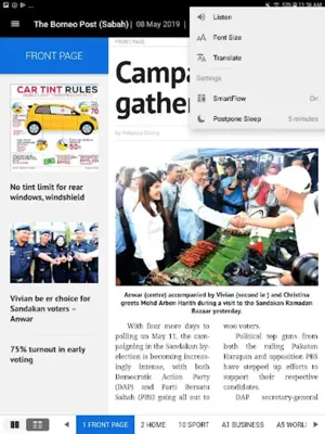 The Borneo Post android App screenshot 4