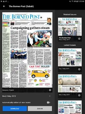 The Borneo Post android App screenshot 7